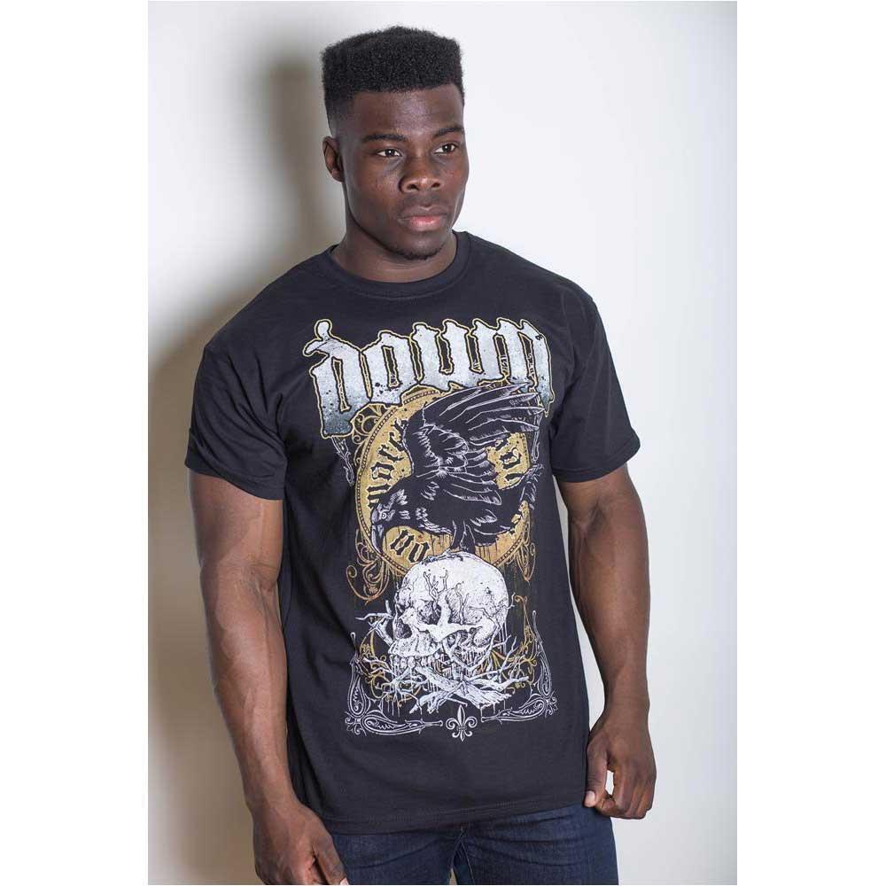 Down Unisex T Shirt Swamp Skull